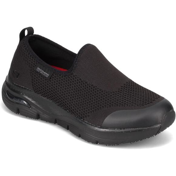 NWT Skechers Women's Work Arch Fit Absidy SR Slip On, Black-Size 11 US - Picture 1 of 6